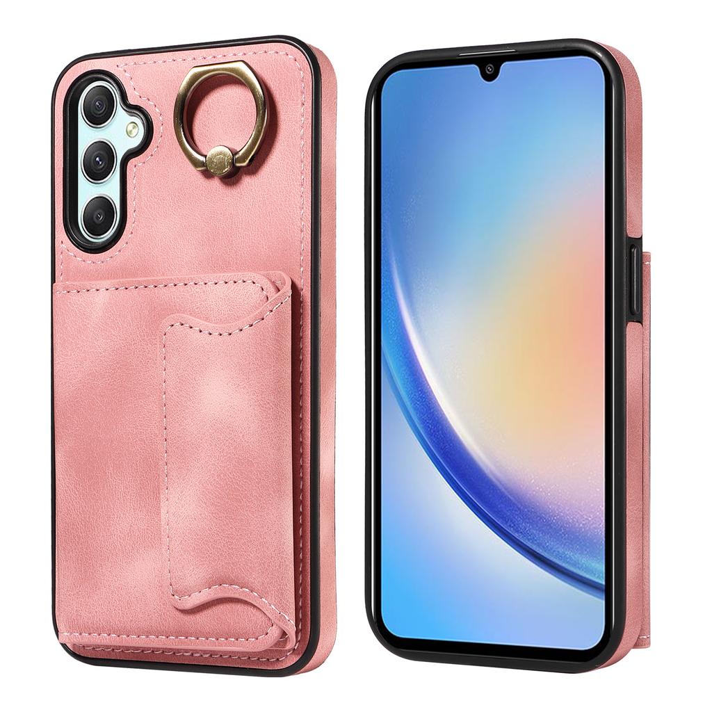 Для Samsung Galaxy A34 (5G) Кольцо-кронштейн для держателя карт, слоты, чехол для телефона
