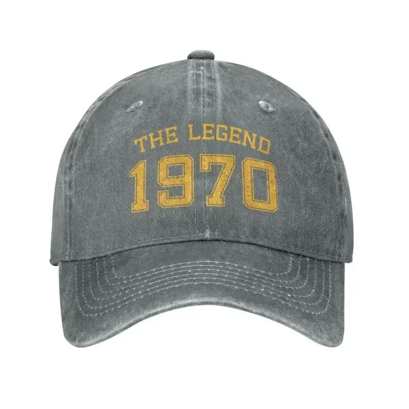 Custom Classic Cotton The Legend Born In Baseball Cap Women Unisex Adjustable Dad Hat Outdoor