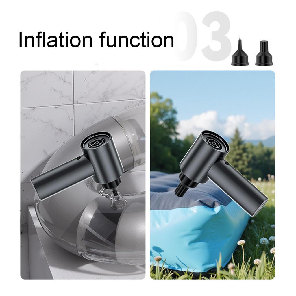 Car Vacuum 12500Pa Cordless Handheld Vacuum Air Duster Rechargeable Blower for Mattress Home Couch Desk Detailing Truck Carpet