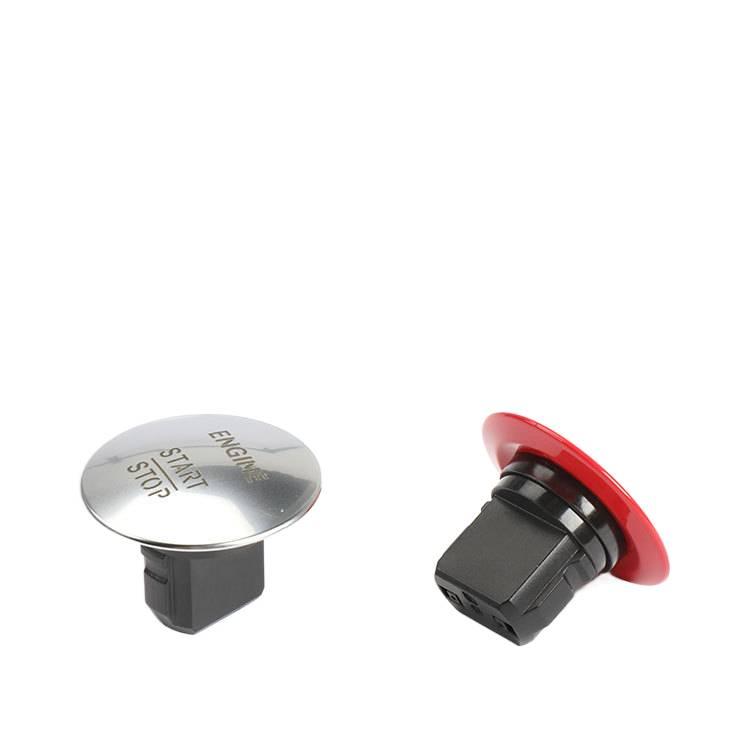 Кнопка запуска и остановки двигателя без ключа 2215450714 серебристая для Mercedes-Benz W164 W205 W221 W176 W166