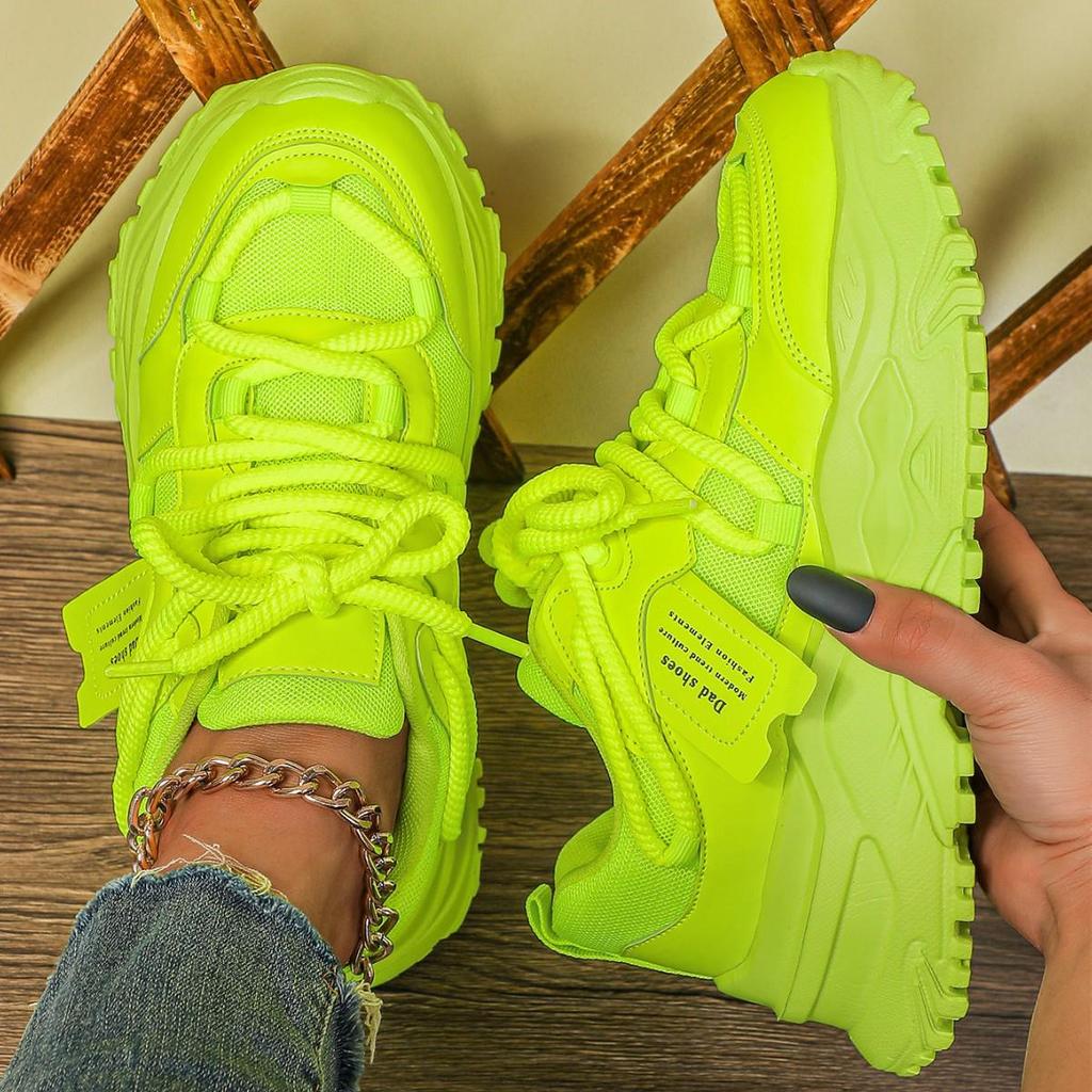 Женские модные кроссовки, увеличивающие рост - Трендовые, дышащие сетчатые "папины" кеды для повседневной носки.