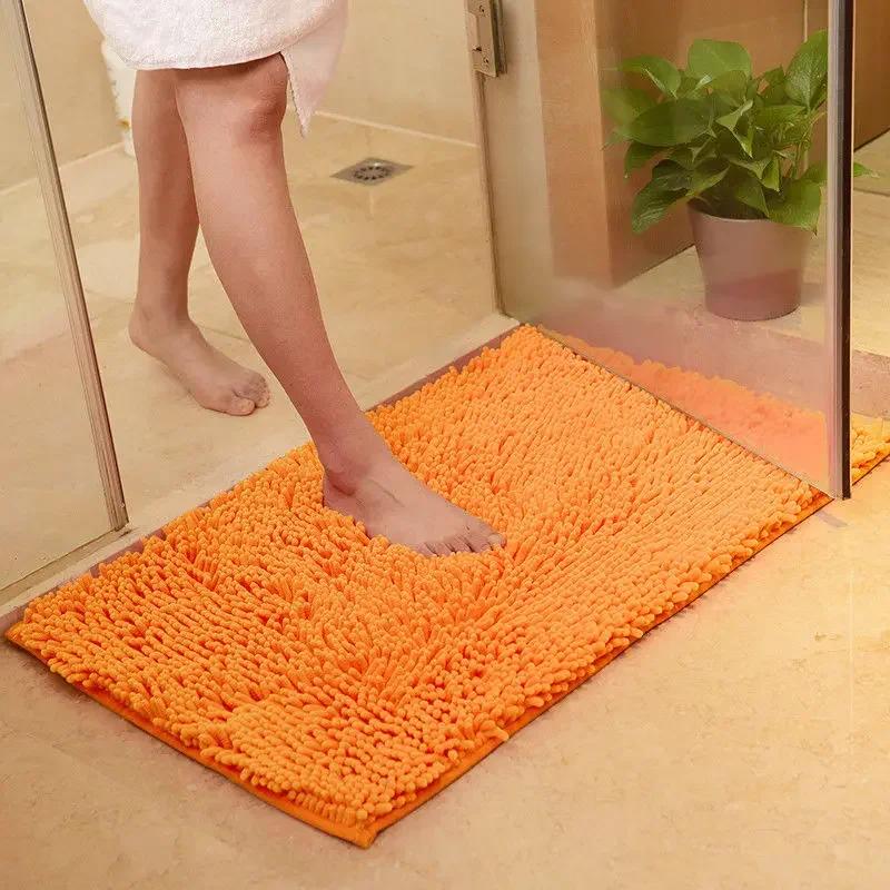 Rectangular Floor Door Mat Carpet, 40X60cm, Soft, Non - slip, Bathroom, Floor Door Mat, Dirt Barrier