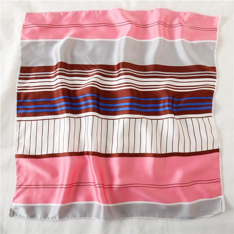 50 * 50 см шелковые шарфы весна и осень универсальное украшение профессиональные маленькие квадратные шарфы защита шеи связывающая сумка