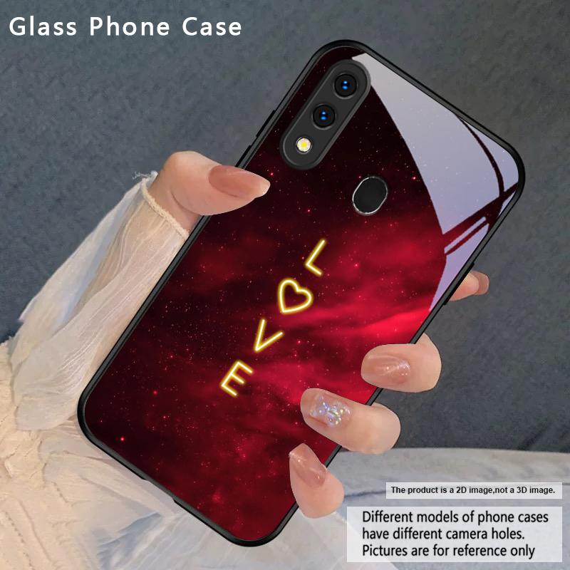 Яркая Огненная Роза Для Samsung Galaxy A20 A20s 21s A22 A23 A24 A25 A26 A42 A90 A50 A55 52s A56 A70 A71 72 стеклянный чехол для телефона