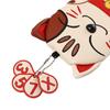 Kitty Hybrid Wood Head Cover Blade Mallet Putter Lucky Cat Golf Putter Cover Golf Club Headcovers