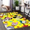 Office Rug Mickey Mouse, Disney Characters theme 3D Printed Anti-Slip Rug-Machine Washable for Living Room