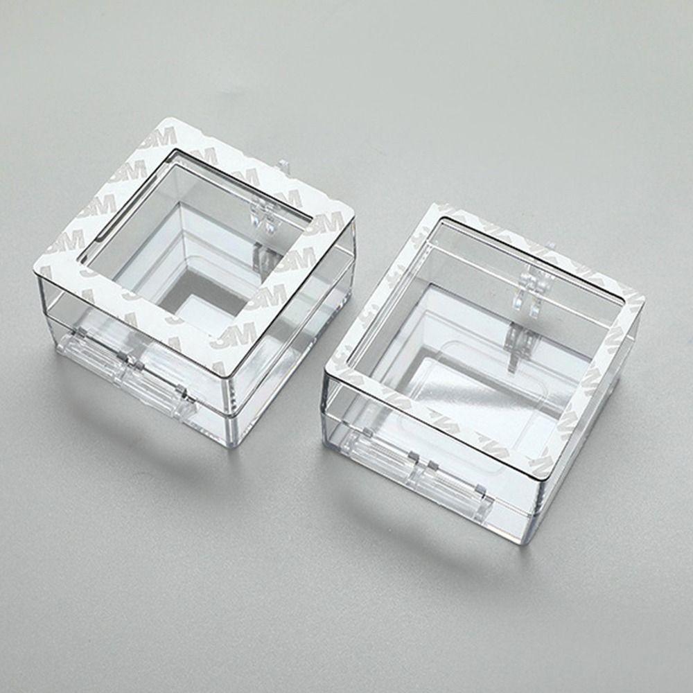 1Pcs Transparent Button Protection Cover Anti Misoperation Cover for Workshop Automation Setup