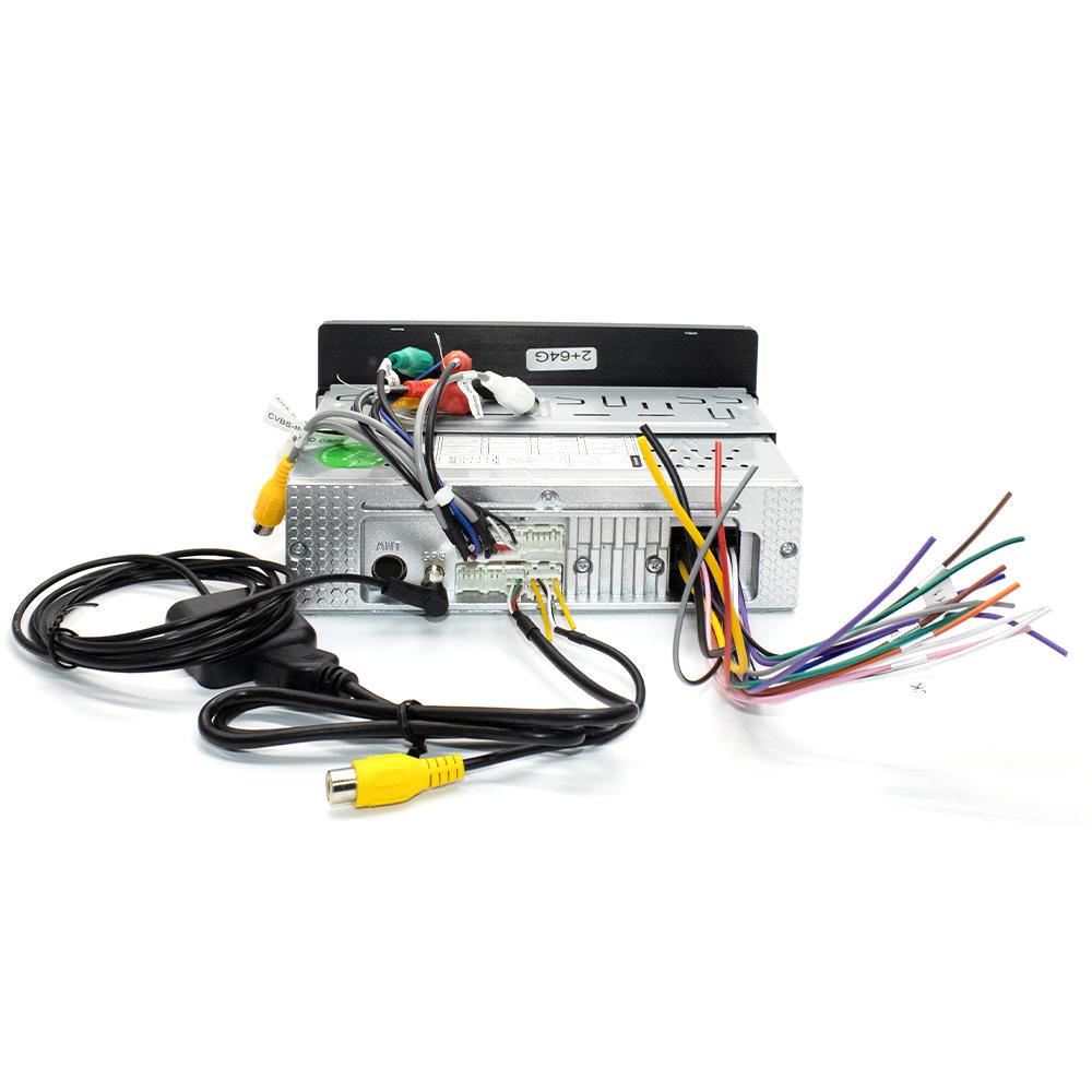 Универсальный автомобильный радиоприемник на базе Android, 1 Din, сенсорный экран 6,9 дюйма, 64 ГБ/2 ГБ, Carplay Android Auto, интеллектуальный мультимедийный плеер, Wi-Fi, GPS-навигация, FM-стерео