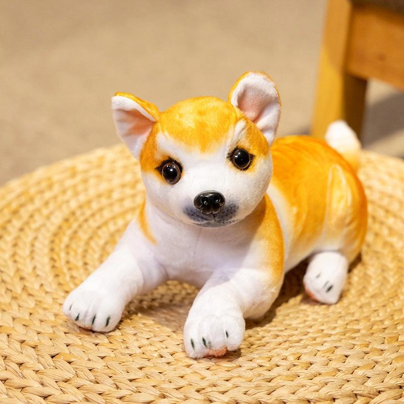 Милый симуляционный щенок, кукла далматинец, плюшевая игрушка, хаски, шарпей, кукла-собака, детская кукла