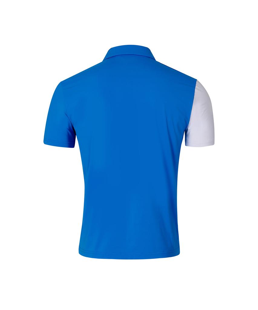 CREVE9 Geometric Color Polo Shirt