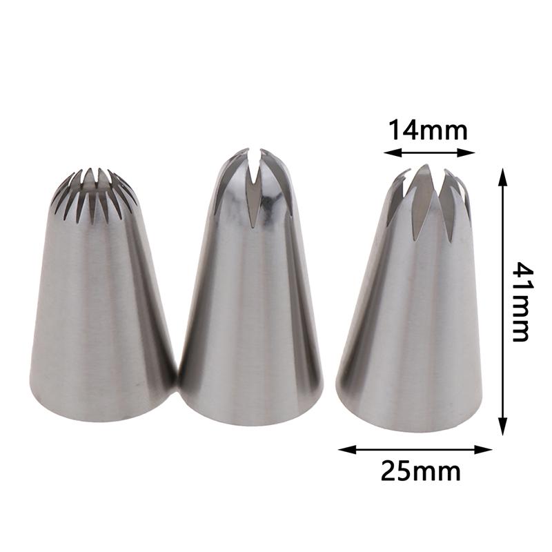 3шт крем торт глазурь трубопроводы кекс насадки кондитерские советы помадка торт декор