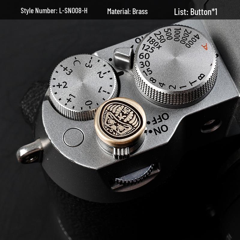 Hot Shoe Cover & Shutter Button Cap for Fujifilm XT50, X100VI, XT30 II, XM5, Nikon ZF Cameras