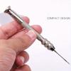Набор швейных шил из кожи | Набор ручных швейных шил из нержавеющей стали для кожаных изделий, ремонта обуви и сумок, подходит для всех сезонов - Серебристо-серый