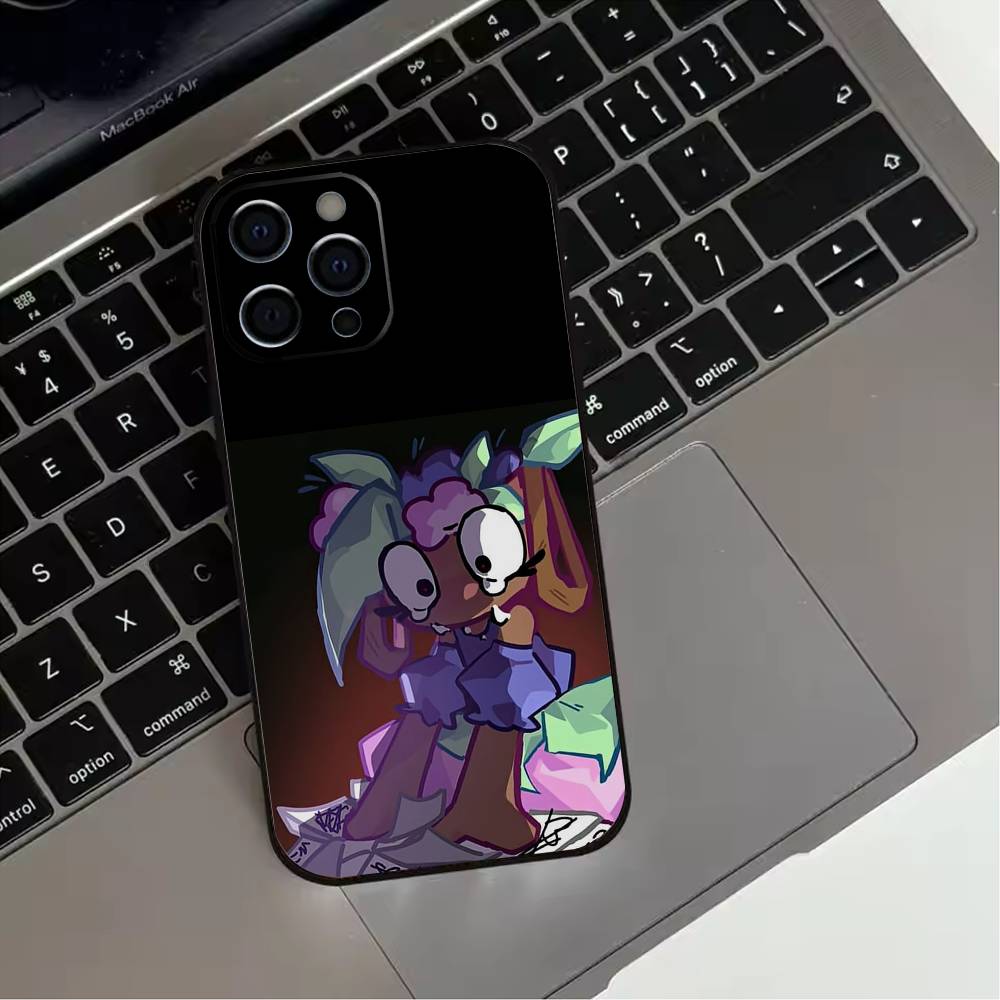 B-Bassie Phone Case For iPhone 17,16,15,14,13,12,11 Plus,Pro Max,XS,Soft Silicone Black Cover