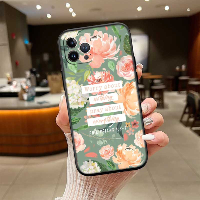 NH9 Bible Verse Jesus Christ New High-End Shell Phone Case for Redmi Note 10 11 12 Pro Max 10S 10C 10T 11A 11S 12S 12C