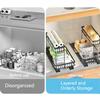 Kitchen Under Sink Organizer Under Sink Storage Sliding Drawer Bathroom Storage Shelves Shampoo Cosmetics Organizer Baskets