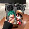 Крутой чехол One Piece с Луффи и Зоро для Xiaomi Redmi Note 14 12 9S A4 14C 13C 10 11 13 Pro Plus Funda Задняя крышка телефона
