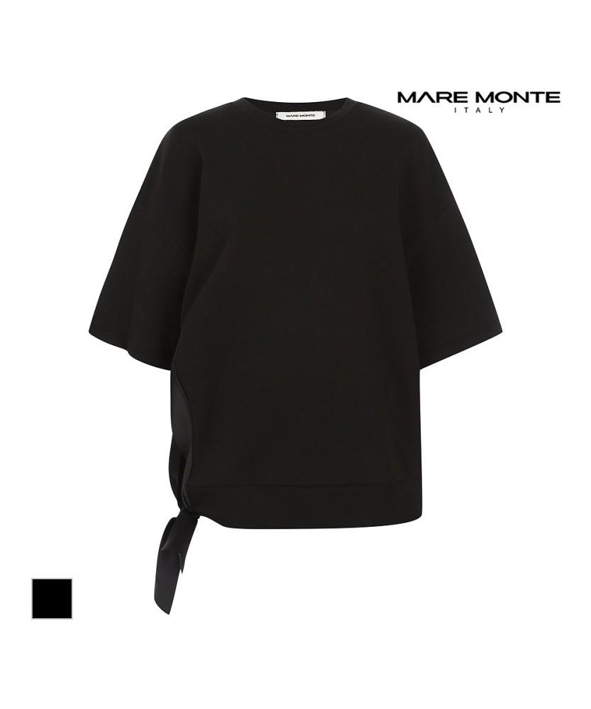 MAREMONTE Side-Tie Short Sleeve T-Shirt_M244Mts23D0