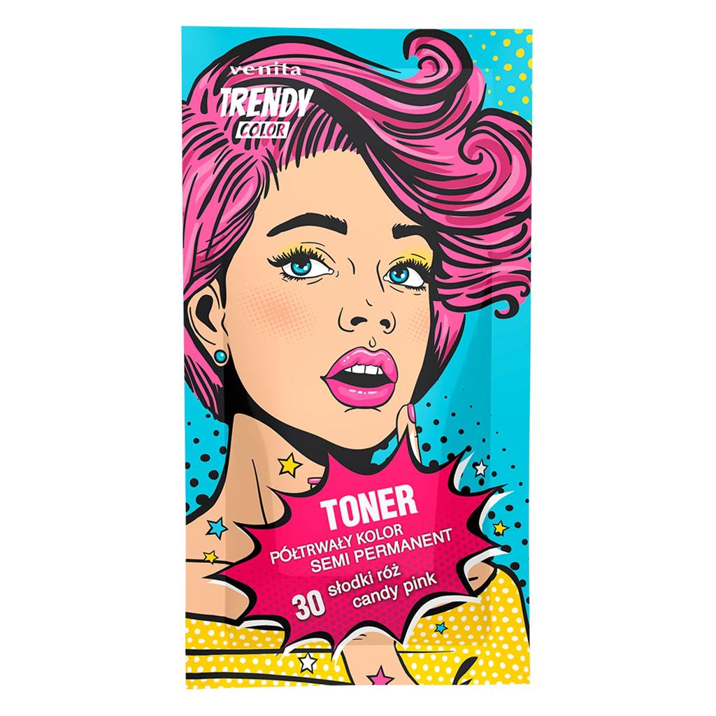 Venita Trendy Toner Sachet 30 Sweet Pink
