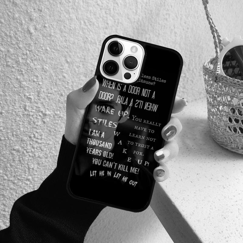 Чехол для телефона Teen Wolf для iPhone 17 Air 16 PRO MAX 15 14 PLUS 11 12 13 Задняя крышка Fundas Shell