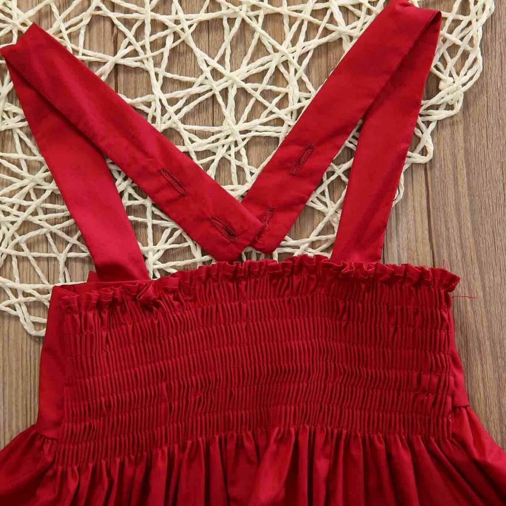 Cute Baby Girls Summer Sundress Bowknot Short Mini Vest Dress Toddler Kids Cotton Casual Dresses Sleeveless Outfit