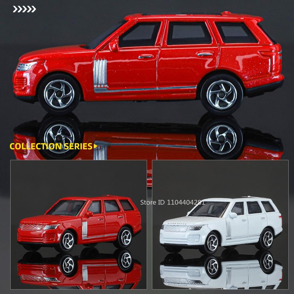 1:64 Range Rover 50-летний юбилей Литая модель из сплава Игрушечная машина Колеса скользят вперед Металлический кузов Резиновые шины Автомобиль Рождественский подарок