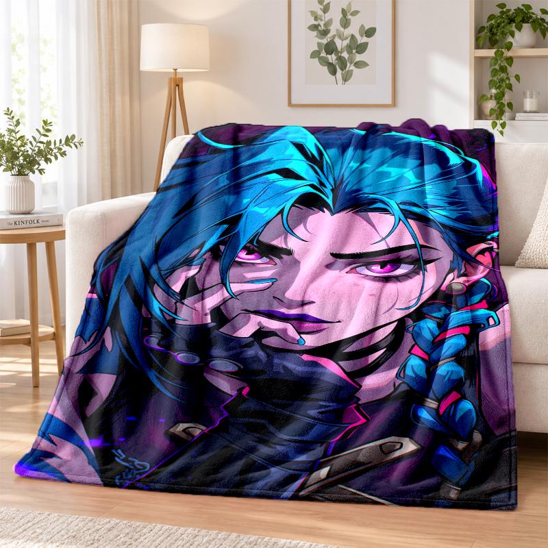 Arcane Flannel Throw Blanket Soft Warm Cozy For Sofa Bed Indoor Home Bedroom Use