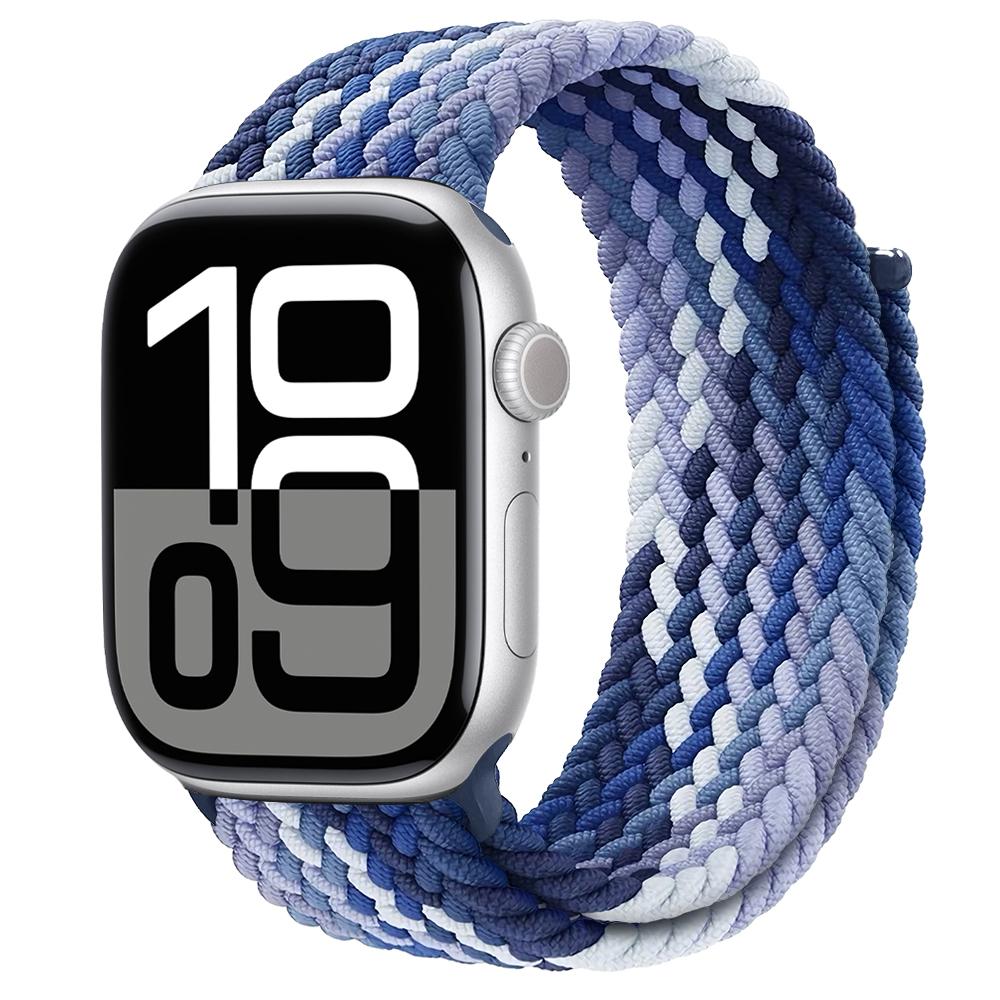 Плетеный ремешок для Apple watch 10 11 Ремешки 46мм 45мм ultra2 49мм 44мм 40 41мм 42мм correa bracelet iWatch series 9 8 7 3 5 4 se 6