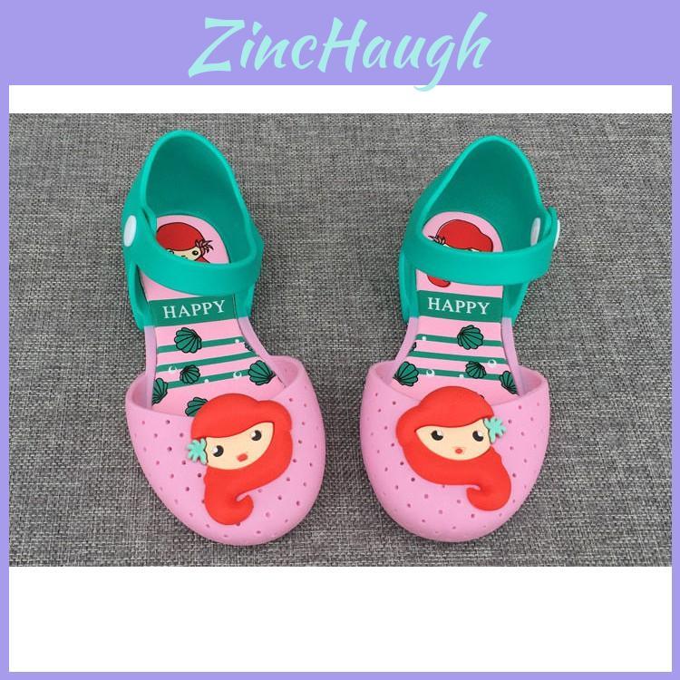 Яркие и красочные мини-сандалии Mini Melissa Mermaid Jelly для девочек, детские туфли принцессы, размеры США от 8 до 13