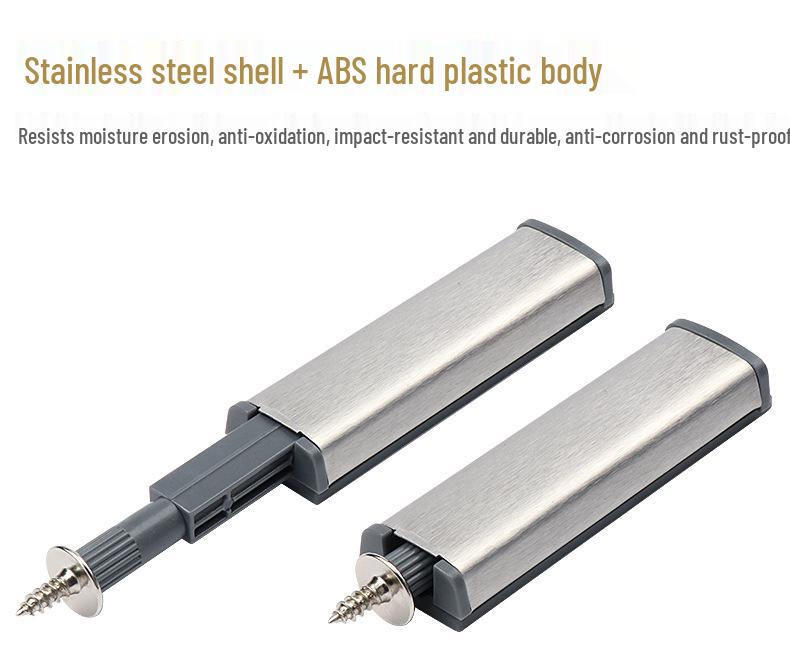 Магнитная защелка Kinnate без ручки из нержавеющей стали для кухонных, платяных и гардеробных дверей