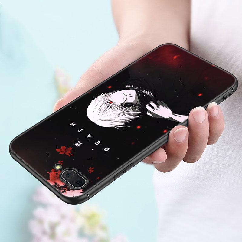 Чехол для телефона с изображением аниме «Токийский гуль» для Apple iPhone 14 13 12 Mini 11 Pro Max 7 8 XR X XS 7 8 Plus SE 2020 2022, черный мягкий чехол