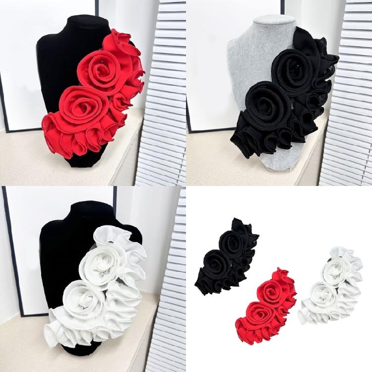 Polyester Flower Embroidery Patches Unique Stylish Handmade Apparels Patches for Clothing Upgrades