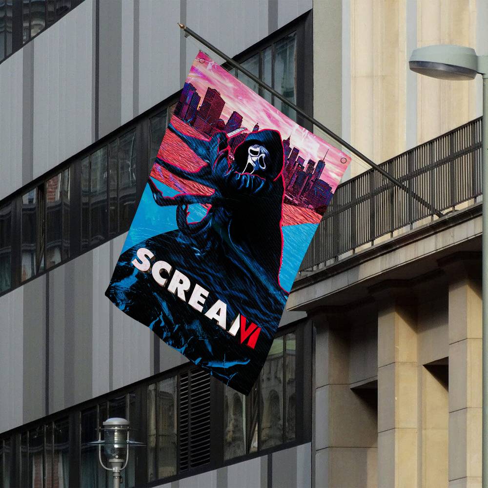 SScream Horror Movie Advanced Printing Commercial Advertising Flag Company Party Banner