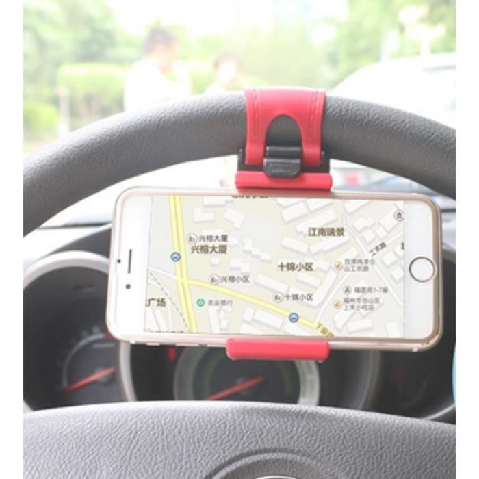 Accessoire - EASTVAPS - Support de téléphone - Rouge - Compatible tous smartphones - ABS + Silicone