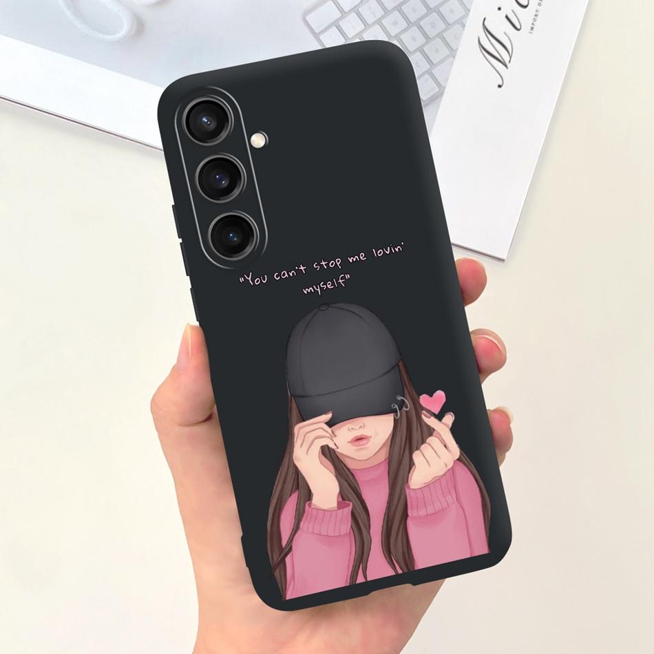 For Samsung Galaxy S23 FE Fashion Sunflower Butterfly Painted Case For Samsung S23FE 5G S 23fe SM-S711B Soft Silicon Jelly Cases