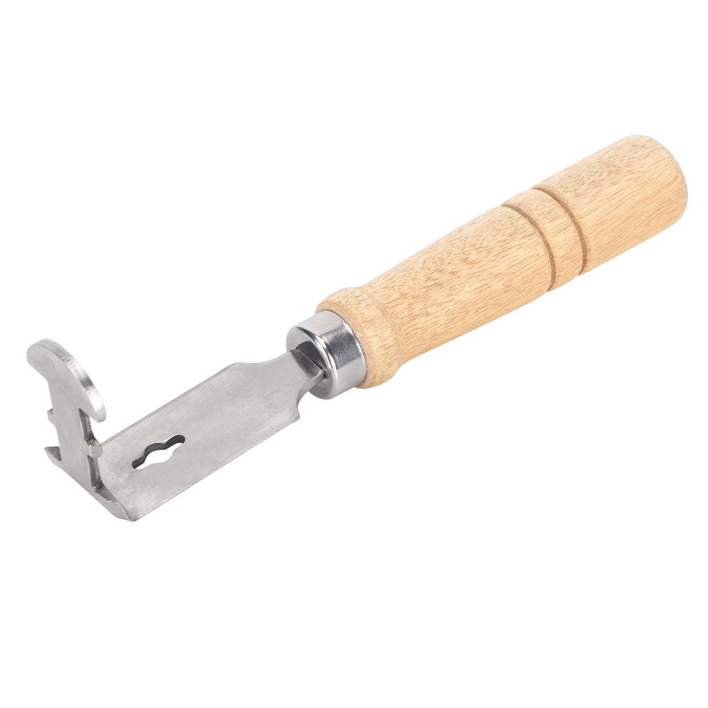 Beehive Frame Cleaning Shovel with Wood Handle Stainless Steel Scraper Cleaner Supply