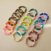 Vintage Acrylic Bamboo Beads Bracelet For Women Multi Color Stretchy Resin Girls Charm Couple Bangles Gift Men Jewelry