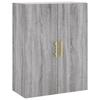 Highboard Gray Sonoma 69.5 x 34 x 180 cm Particleboard