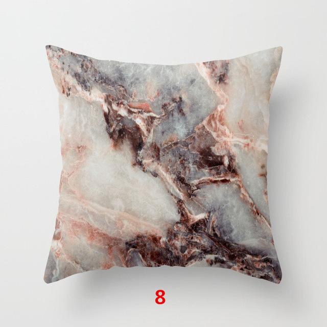 Marble Pillow Pillow Case Simple Modern Model Room Nordic Living Room Pillow Case