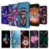 Wallet Case with Card Holder Floral PU Leather Case Kickstand Wrist Strap Shockproof Cover for Huawei Y5 Y6 Y7 P20 P30 Honor 8X 8A 7A 7C P Smart