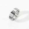 Европейское и американское титановое стальное вращающееся кольцо-антистресс с кубиками