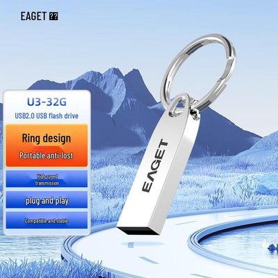 EAGET Металлический USB 2.0 флеш-накопитель U3