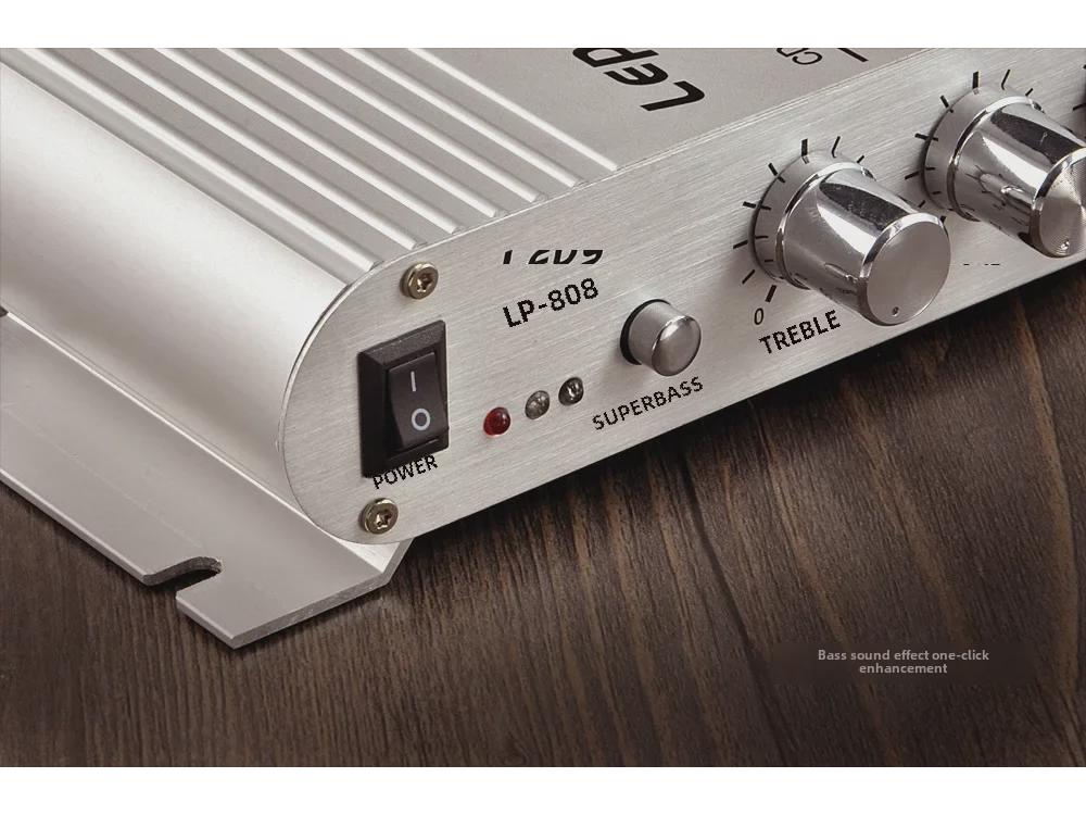 Компактный усилитель мощности Lepai LP-808 12 В