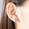 Sace Gems Серьги вишневого цвета женские цветочные розовые серьги с кристаллами модные темпераментные серьги с цирконом