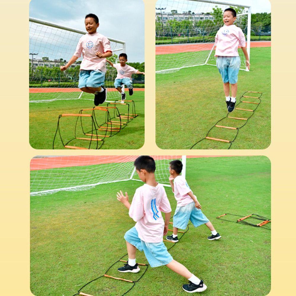 Instant Set-up Soccer Speed Ladder Orange Footwork Training Jump Ladder  Soccer Trainer