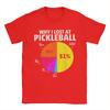 Pickleball Why I Lost At Pickleball Funny Reasons Pie Unisex T Shirts  Novelty Tee Shirt Short Sleeve Crew Neck TShirt Clothing