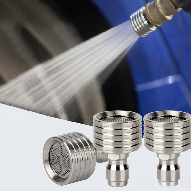 Интерфейс водяного пистолета высокого давления, насадка для мытья 0,4 мм 1/4, быстроразъемный распылитель для мойки автомобиля, лезвия для душа из нержавеющей стали
