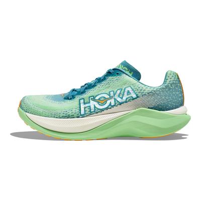 HOKA Mach X Ocean Mist Мужские кроссовки Blue Lime-Glow 1141450-OMLG