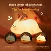 Cute Rabbit Silicone Lamp Children's Bedside Eye-protection Desk Lamp Bedroom Night Light As A Children's Gift Birthday Present