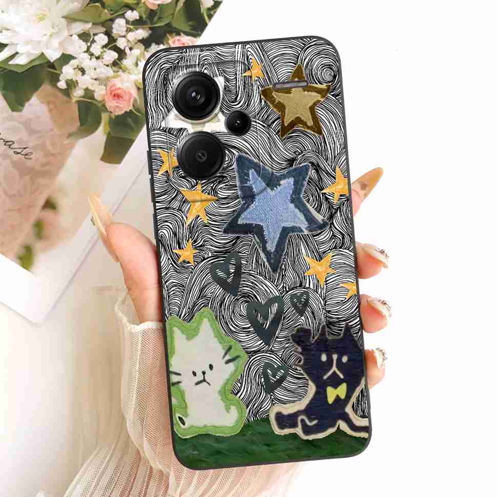 For Xiaomi Redmi Note 13 Pro Plus 5G Cases Butterfly Pattern Covers For Redmi Note 13 14 Note13 Note14 Pro Plus Phone Case Cover